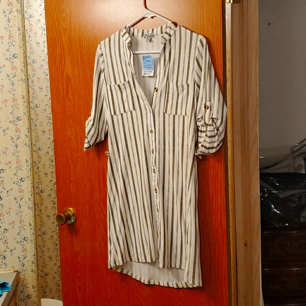 Pinstripe dress